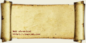 Jovana Krsmanić vizit kartica